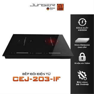 Bếp điện từ đôi Junger CEJ-203-IF